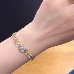 Apm Monaco Zircon Link Bracelet